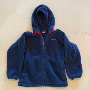 Patagonia, 4T navy blue fleece